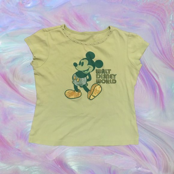 VINTAGE Y2K Mickey Mouse tee - Picture 1 of 4